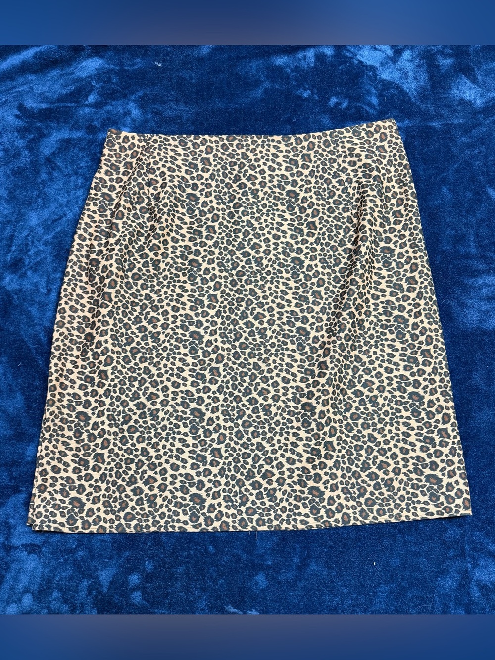 BRIGGS Leopard Print Pencil Skirt Animal Print Career Y2K Cheetah XL 1X
